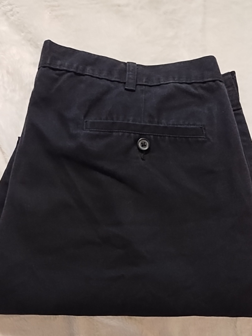 George Men's Black Chinos